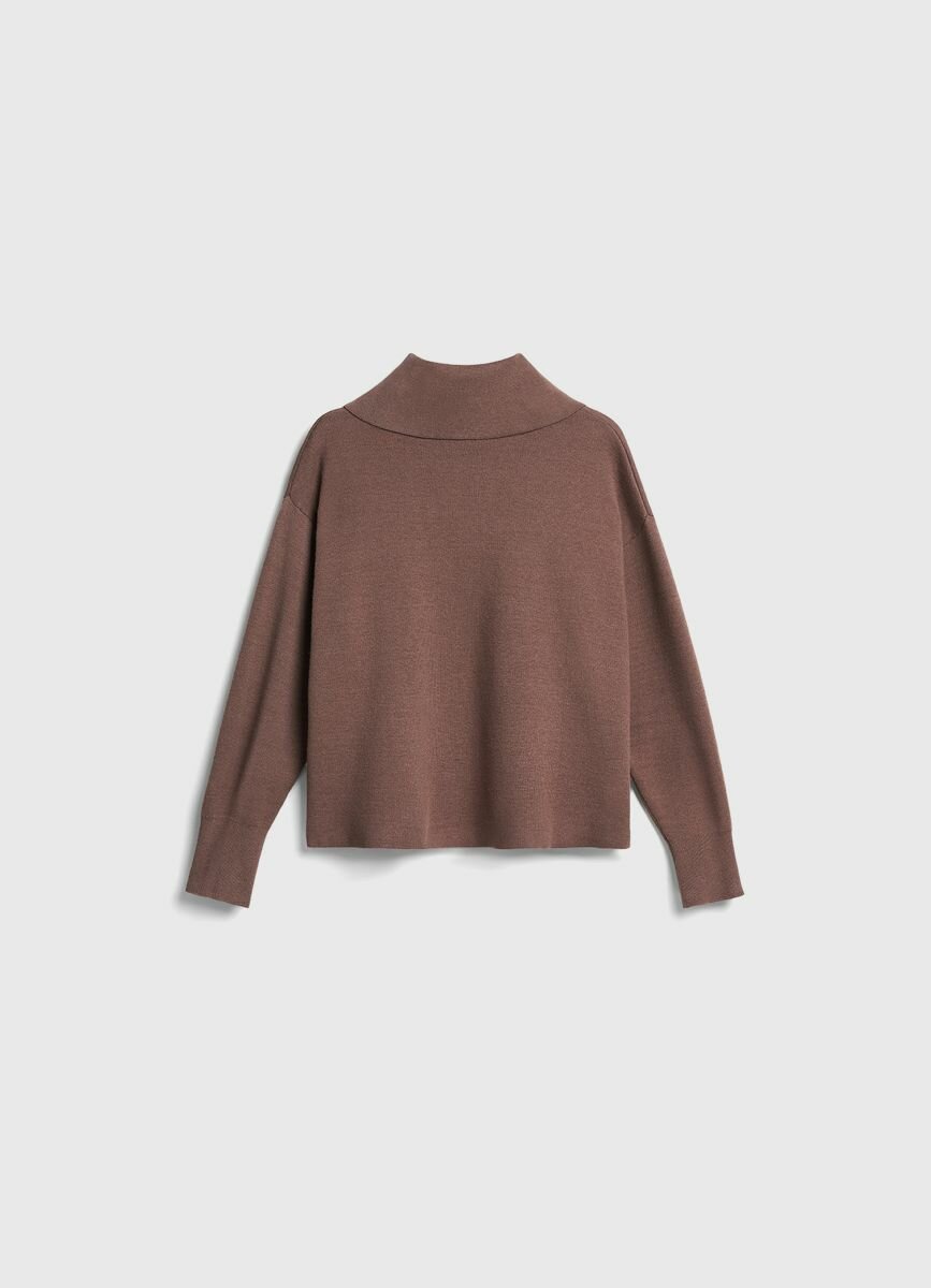 Джемпер O'STIN, размер 146, темно-коричневый — фото 1