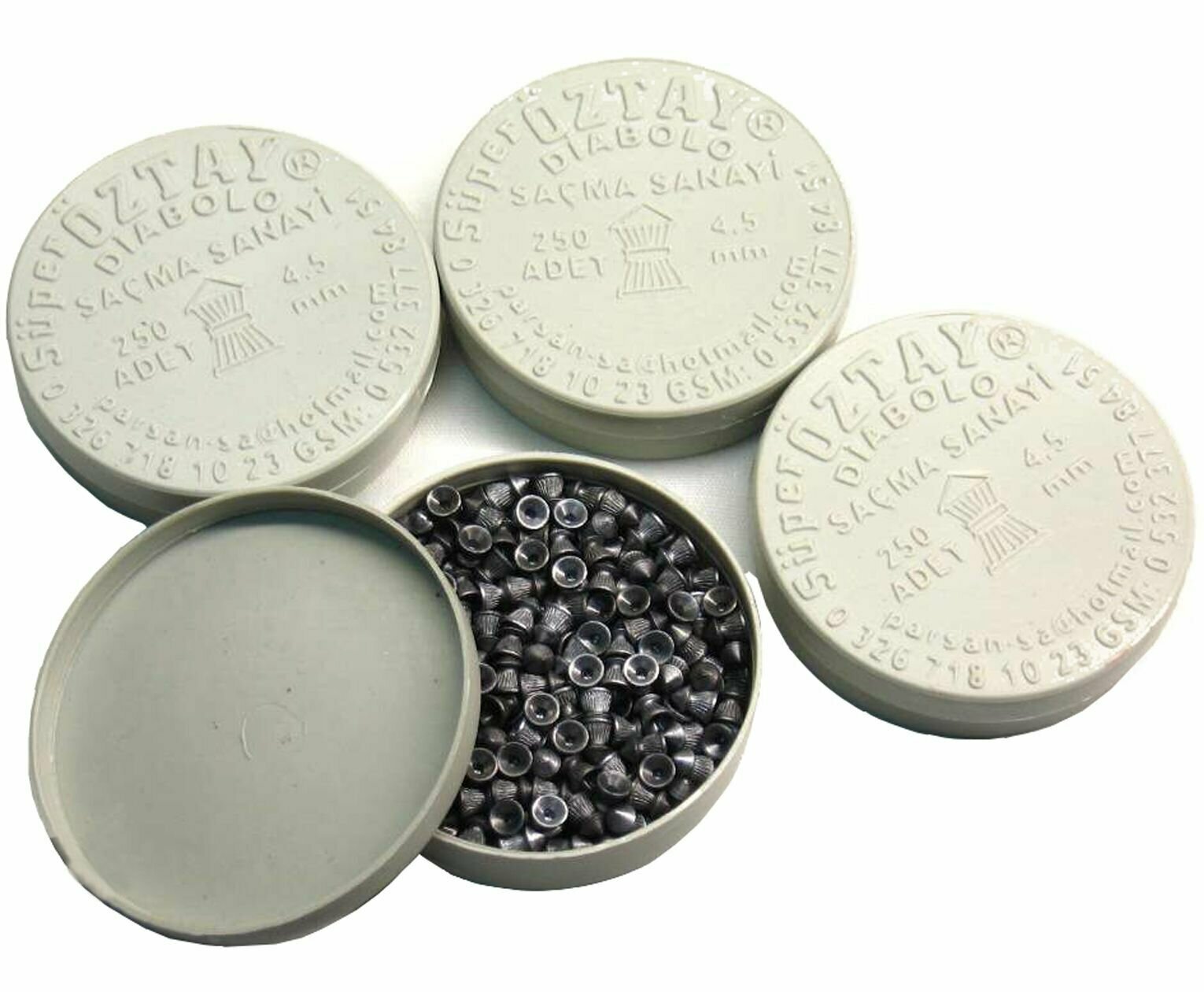 Пули пневматические OZTAY Super Diabolo 4.5 мм Комплект из 4шт