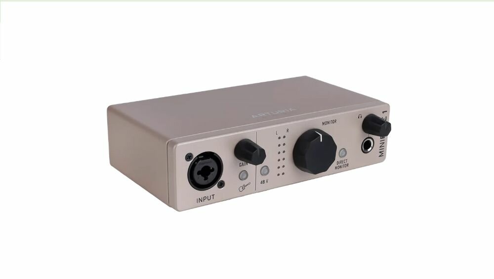 Arturia MiniFuse 1 Champagne - USB Аудиоинтерфейс — фото 1