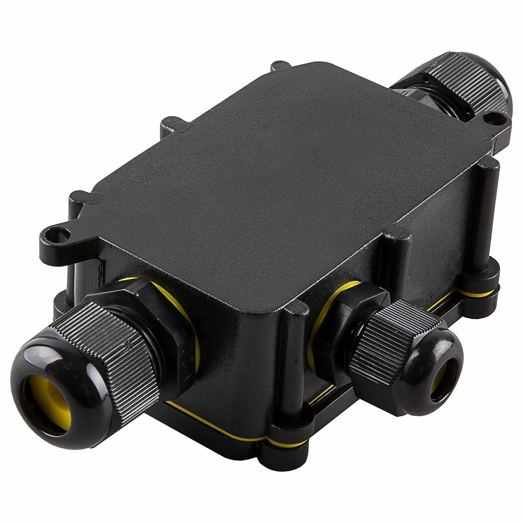 Коробка распределительная Stekker водонепроницаемая 3 выхода с клеммой в комплекте