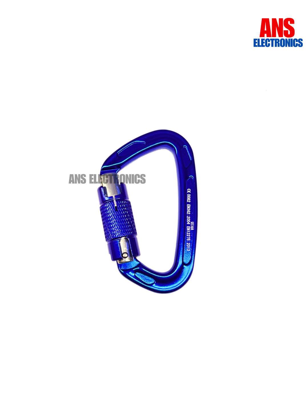 Карабин алюминиевый с винтовым замком 24kN Надёжный карабин из прочного авиационного алюминия