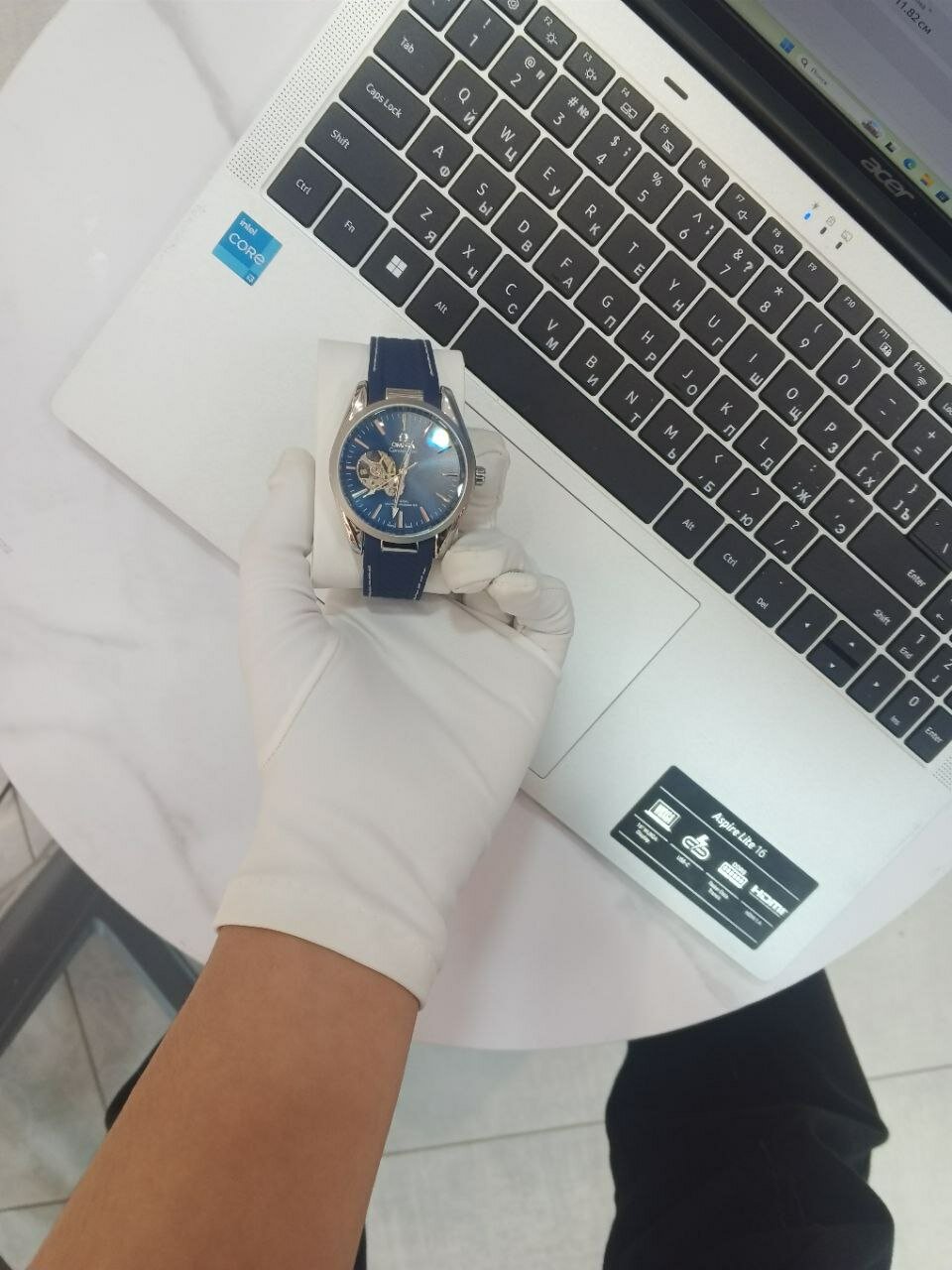 Наручные часы, синий — фото 1