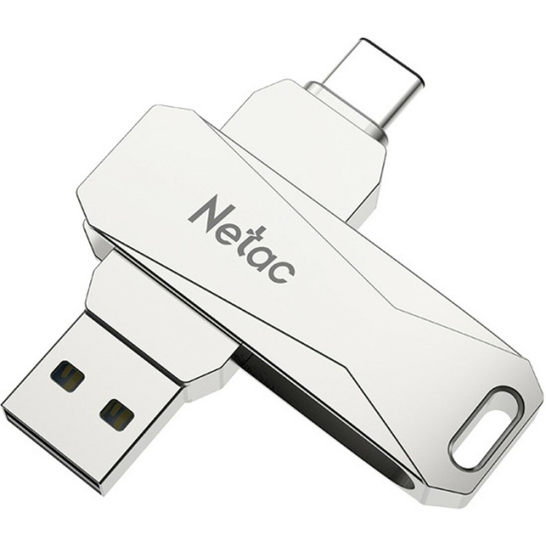 USB флешка Netac U782C 32Gb metal USB 3.0 + TypeC (NT03U782C-032G-30PN)
