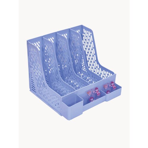 Подставка органайзер для хранения канцелярии книг и учебников 325x304x263 см Лоток наполнитель вертикальный для бумаг 648₽