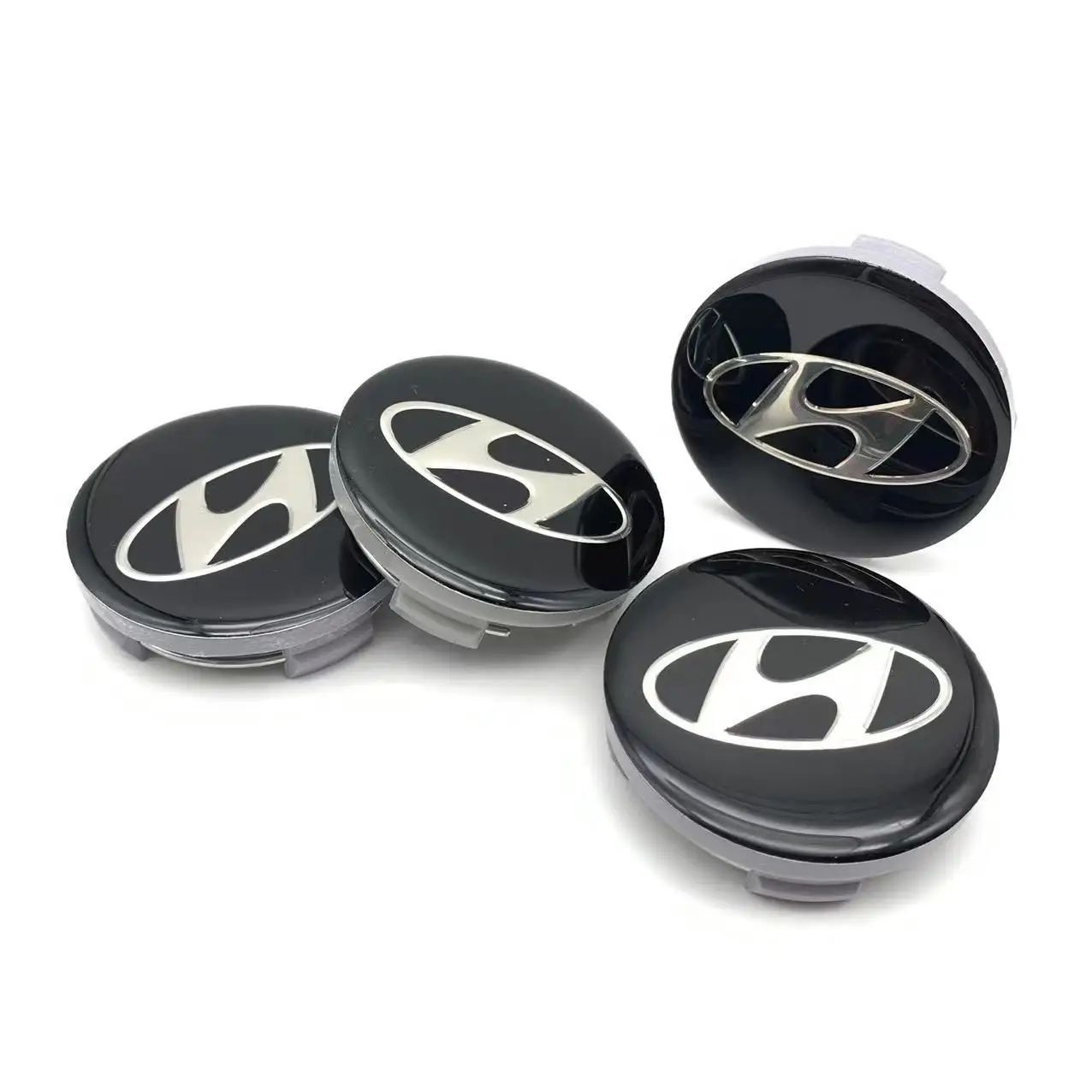 Колпачки заглушки на литые диски Hyundai Pilot IX35 60/56/11 мм 4 штуки.