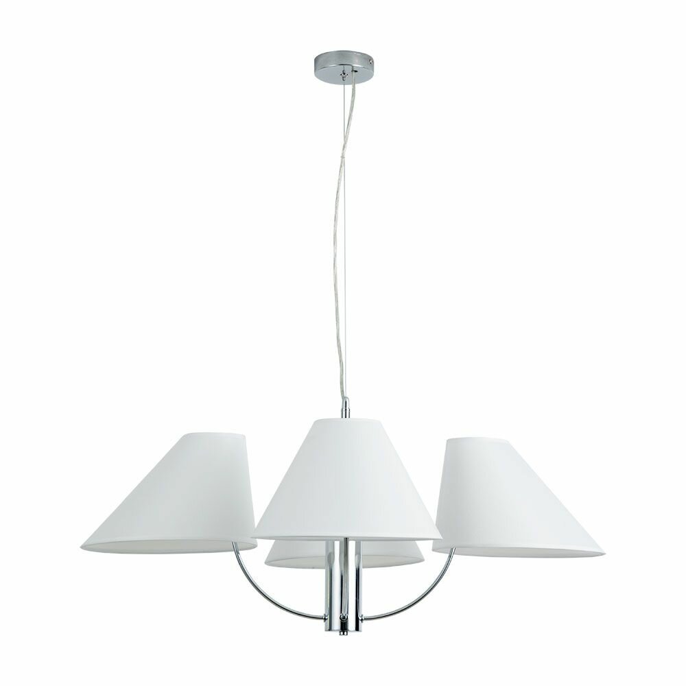 Подвесная люстра Arte Lamp Rondo D850xH370 мм E14 цвет хром арт. A4086LM-4CC