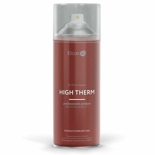 Термостойкий лак для печей и каминов 520мл Elcon High Therm 669₽
