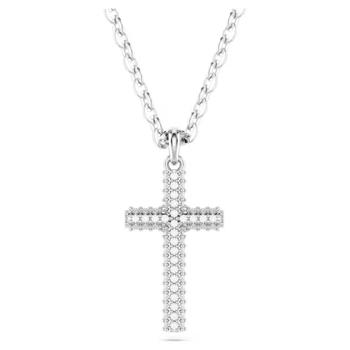 фото Колье swarovski, кристаллы swarovski, длина 45 см, серебристый