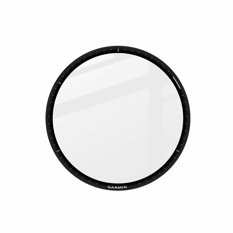Закаленное защитное стекло для Garmin Forerunner 965, с черной рамкой — фото 1