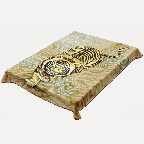 Изображение товара Пледы и покрывала Smoon Плед стриженый "Тигр" 200x240 евро Смун