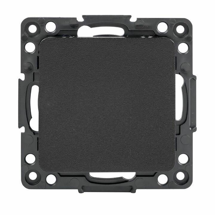 EZV10-021-10 EKF PROxima Стокгольм Механизм Выключателя 1-кл. 10А черный - фото №1
