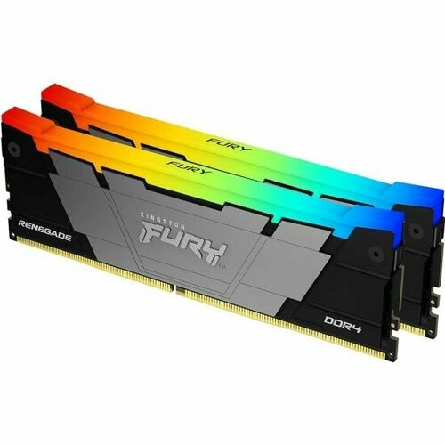 Оперативная память 64Gb DDR4 3600MHz Kingston Fury Renegade RGB KF436C18RB2AK264 2x32Gb KIT 23301₽
