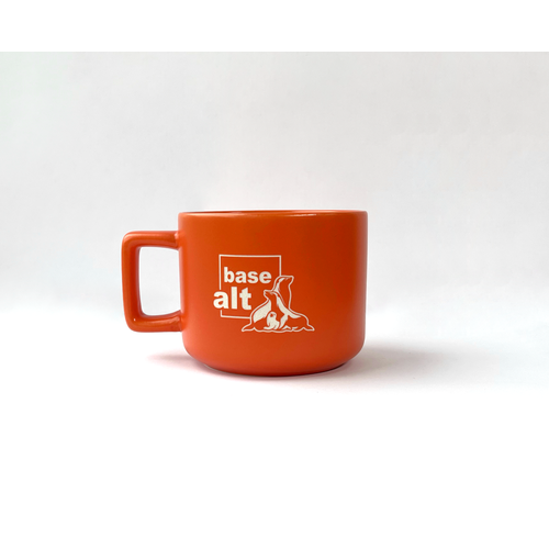 Кружка BaseALT Jumbo, для СВЧ и посудомойки, керамика, 350 мл