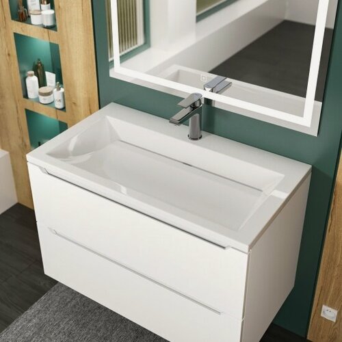 Изображение товара Uperwood Раковина для ванной Infinity 80х45х14 см, белая глянцевая