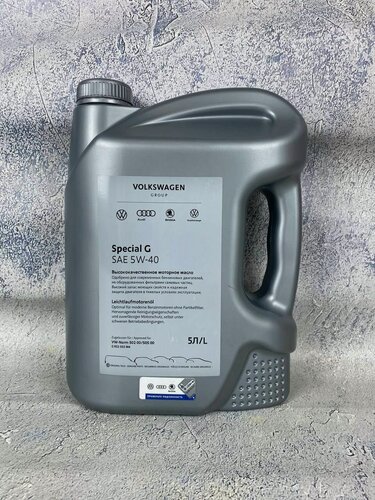 Изображение товара Volkswagen Special G 5W-40 Масло моторное, Синтетическое, 5 л