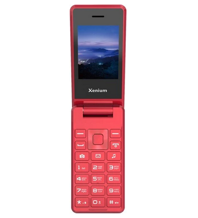 Мобильный телефон Xenium X600 2.4", 1000 мА·ч, USB Type-C, красный (CTX600RD/00)