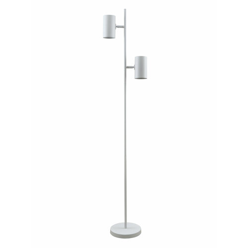 Торшер с двумя лампами напольный металлический Е27 светильник напольный, античная медь