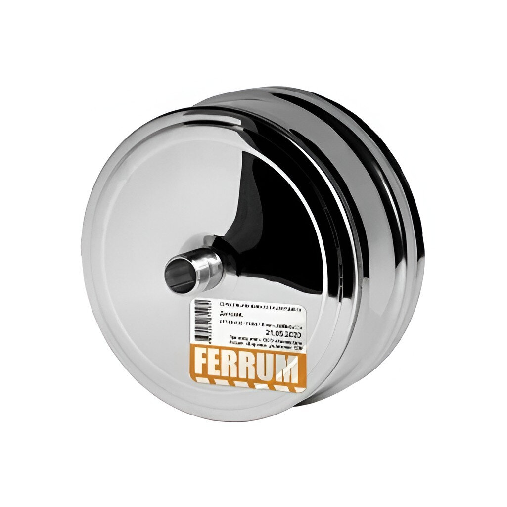 Конденсатоотвод Ferrum, внешний, нержавеющая сталь 0.5 мм, d 115, 2 шт.