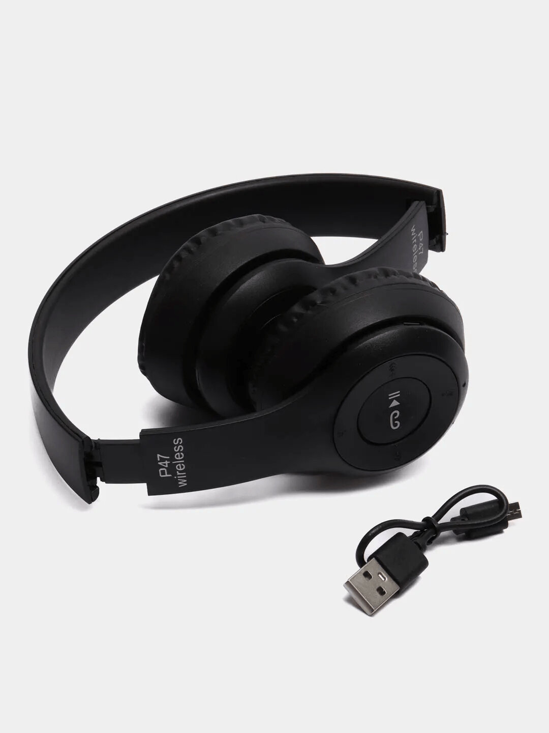 Наушники беспроводные блютуз Bluetooth P47 накладныекачество звука и свободу движений. — фото 1