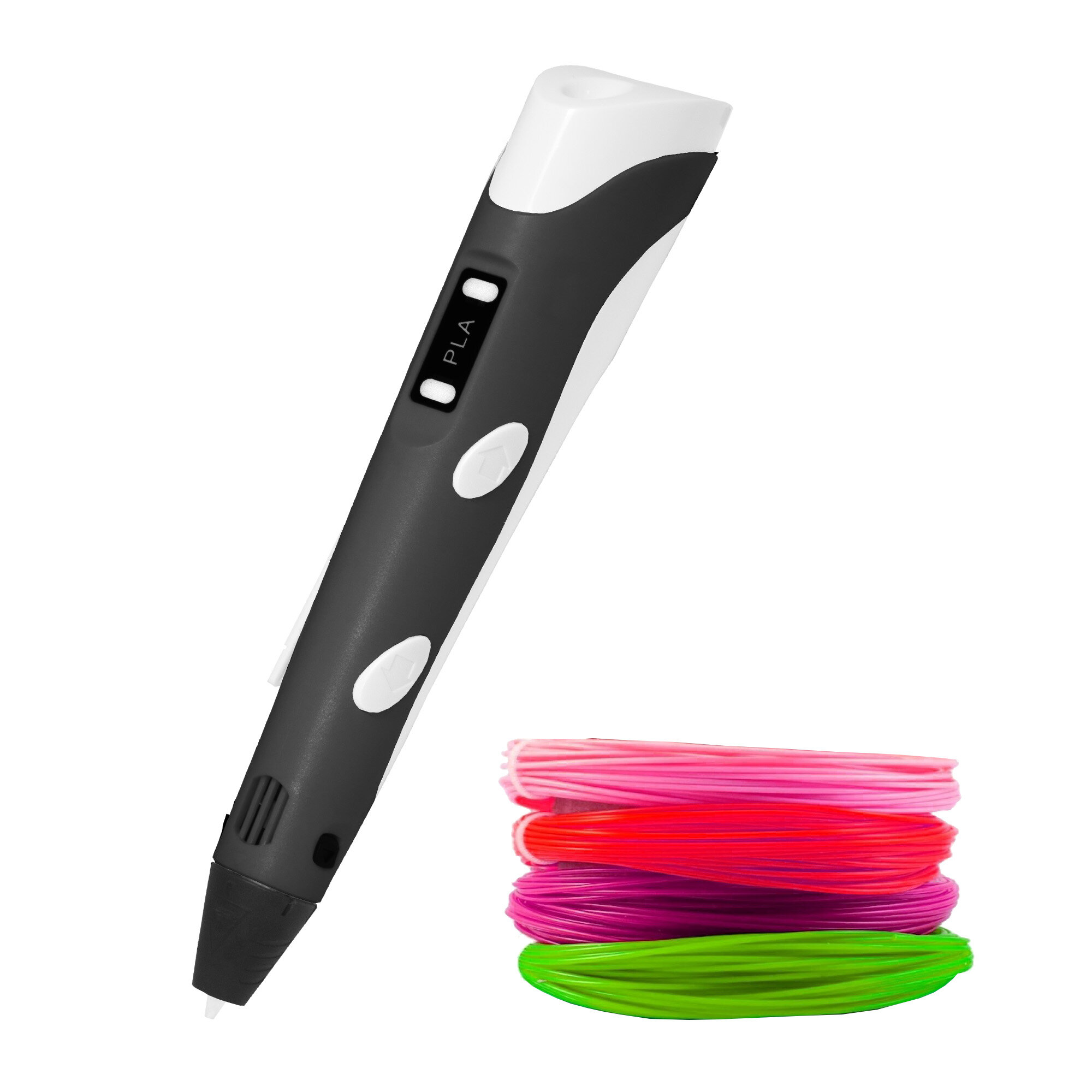 3D Ручка DIARDI CREATOR с набором пластика плавная регулировка 3 цвета