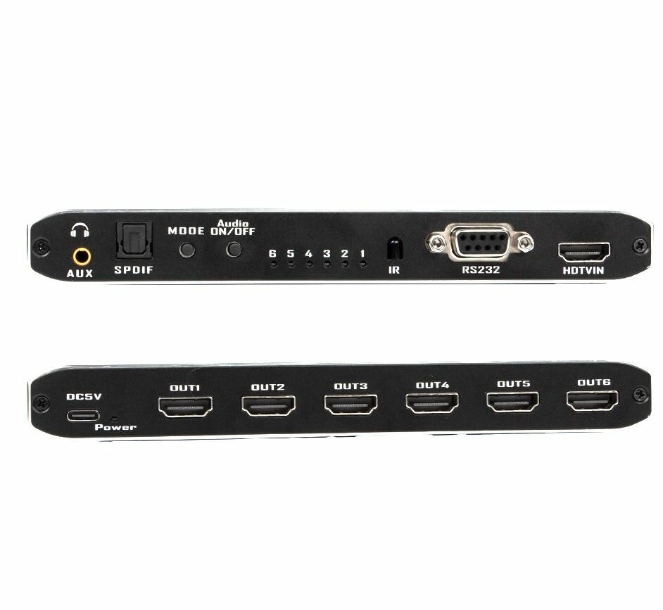 2*3 видеоконтроллер-видео стена на 6 выходов (мониторов) HDMI