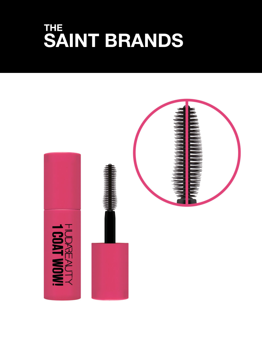 Тушь для ресниц Huda Beauty 1 Coat WOW! Extra Volumising and Lifting Mascara Mini 7ml