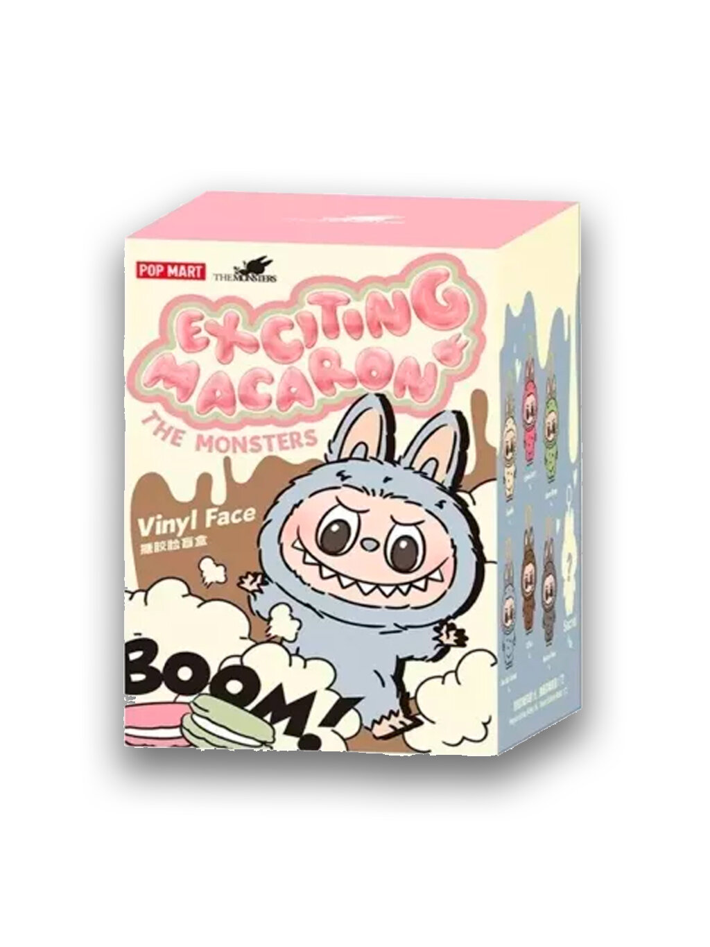 Игрушка Labubu Blind Box - The Monsters Exciting Macaron Vinyl Face Series