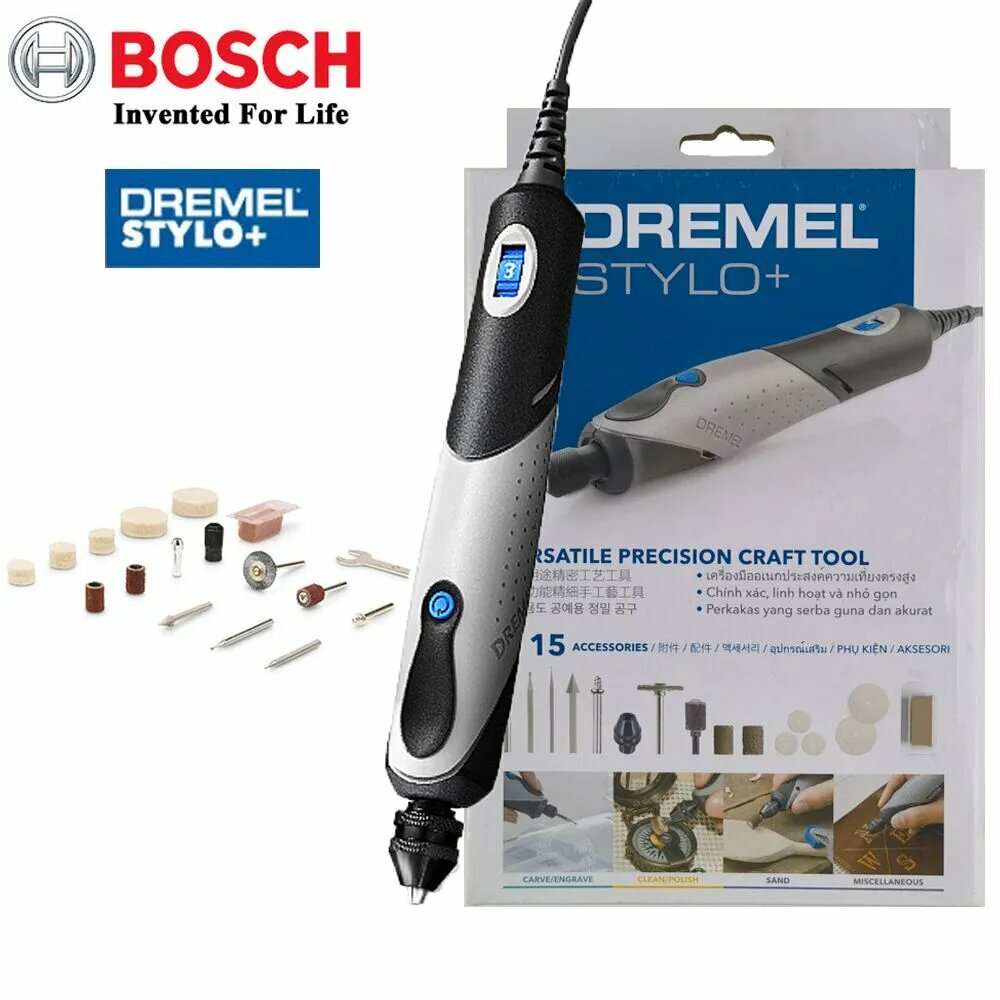 Многофункциональные точные ремесленные инструменты Dremel Stylo+ 2050-15 F0132050NP