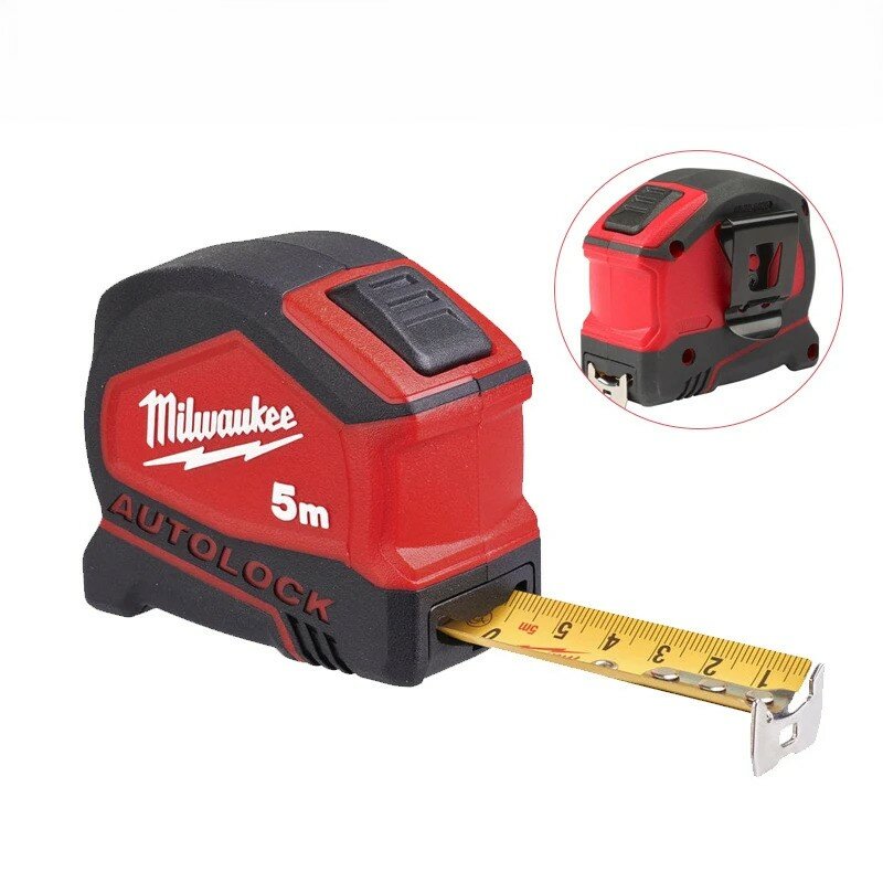 Рулетка Milwaukee 4932464663 Autolock 5метров прорезиненный корпус оригинал