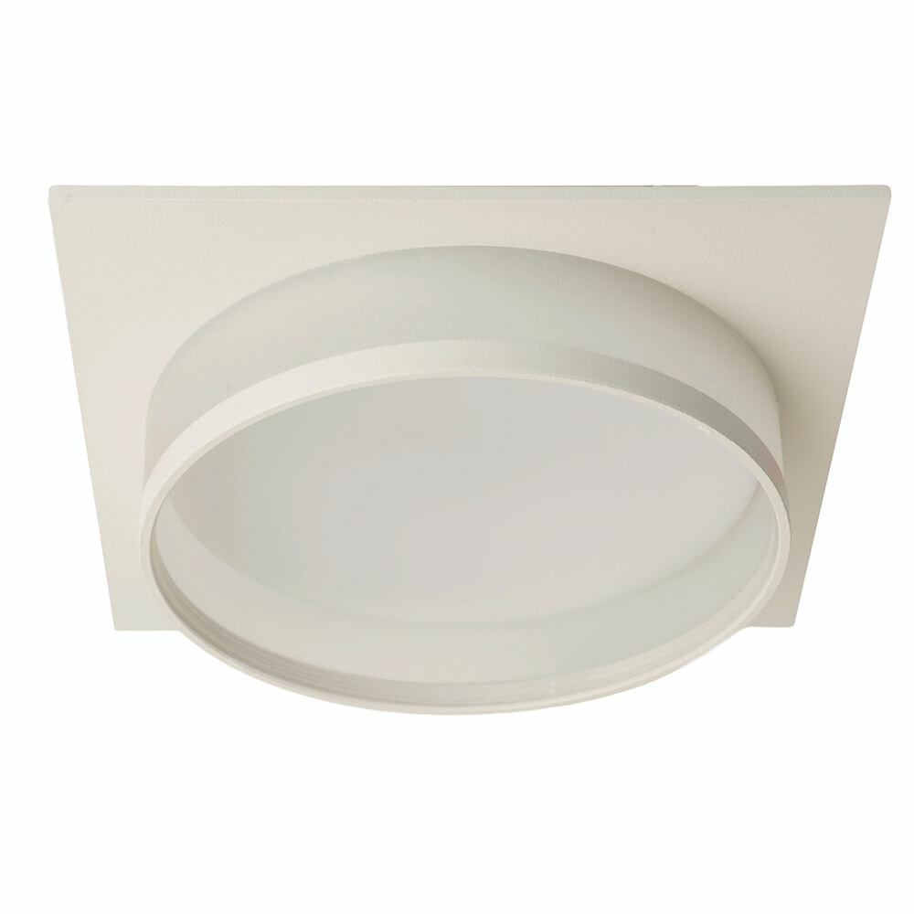 Светильник потолочный встраиваемый Feron DL701 W140xL140xH55 мм GX70 цвет белый арт. 51095