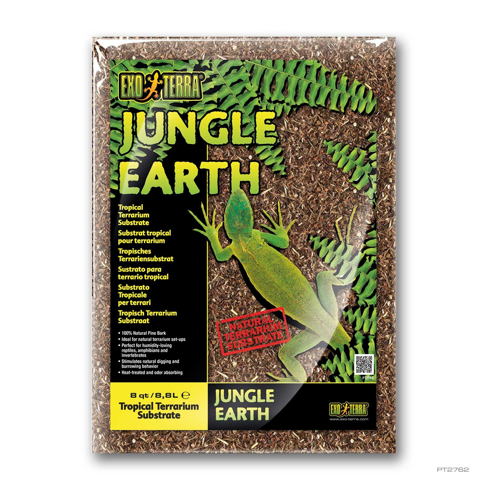 Субстрат Exo Terra Jungle Earth для террариума 100% сосновая кора 8.8 л