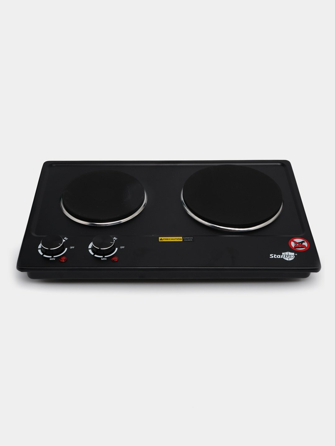 Настольная электроплита Starlux SHP5822B и SHP5822B, с 1 и 2 чугунной конфоркой, компактная — фото 1