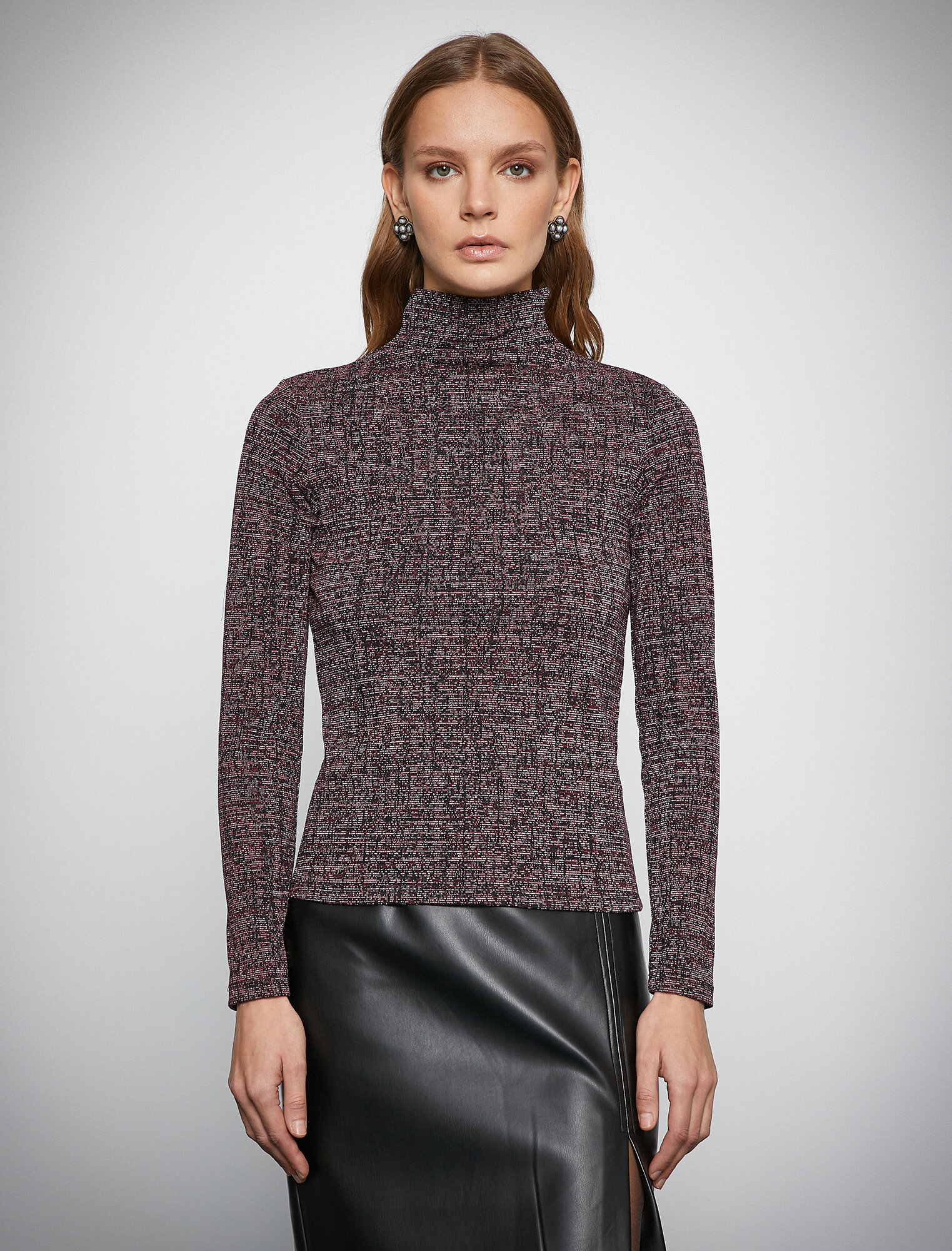 Рубашка KOTON, размер L, бордовый — фото 1