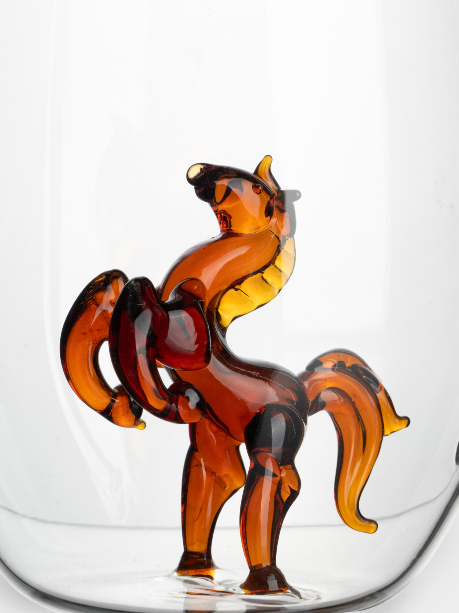 Кружка, 540 мл, стекло Б, Конь, Bright horse — фото 1