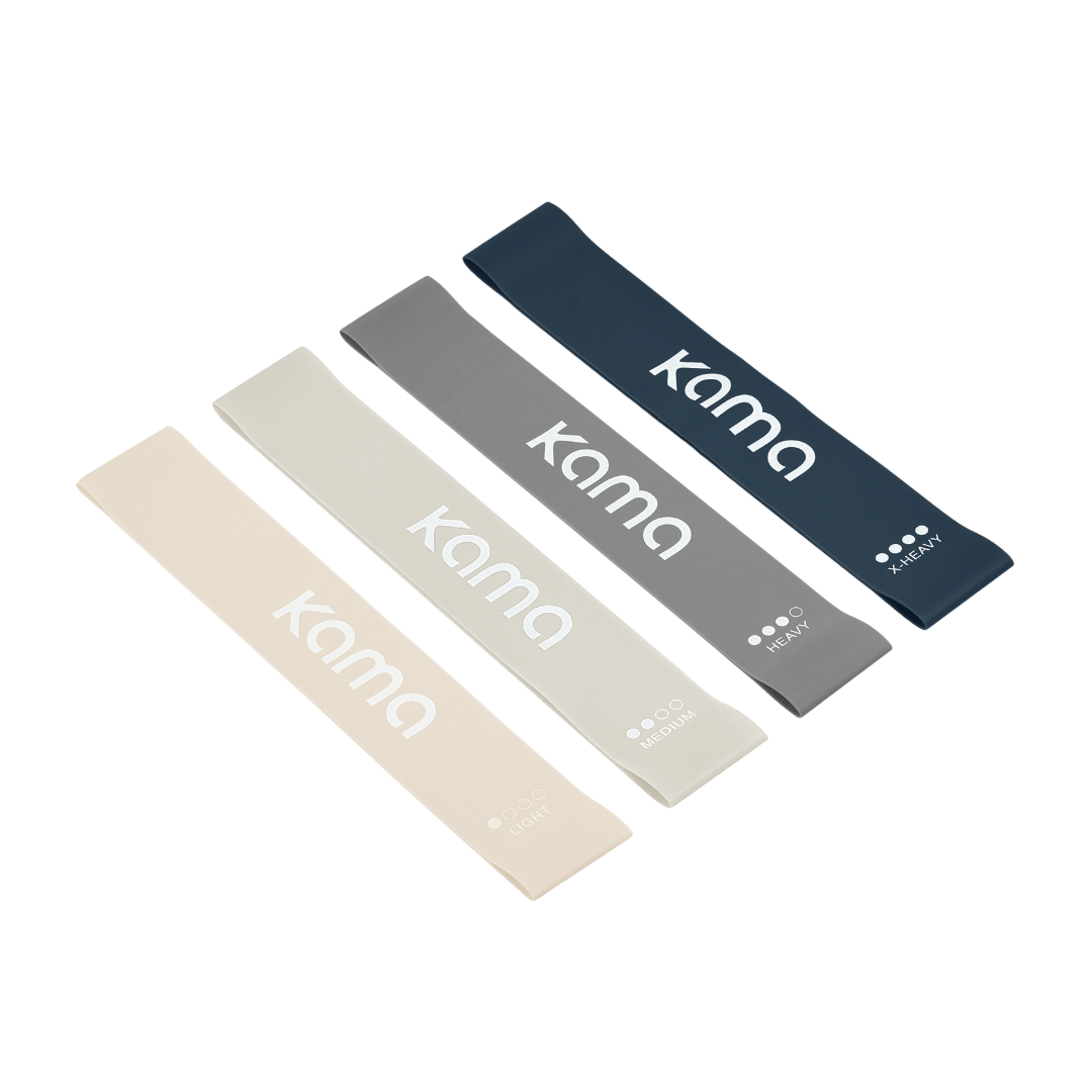 Резинки для фитнеса латексные, 4 шт. / Kama — фото 1