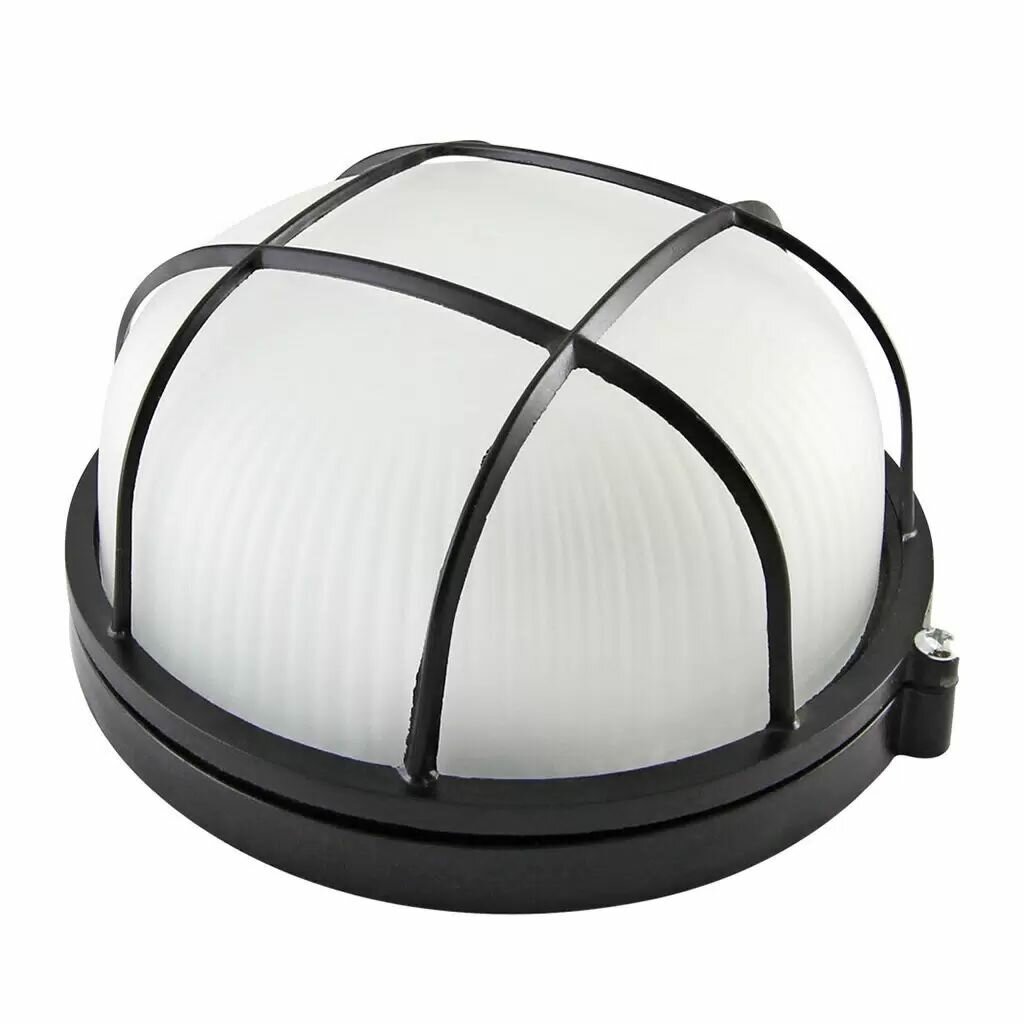 Светильник TDM Electric НПБ1302 SQ0303-0033 60 Вт IP54 черный с решеткой