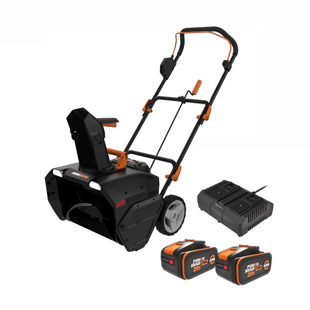 Аккумуляторный снегоуборщик WORX WG471E