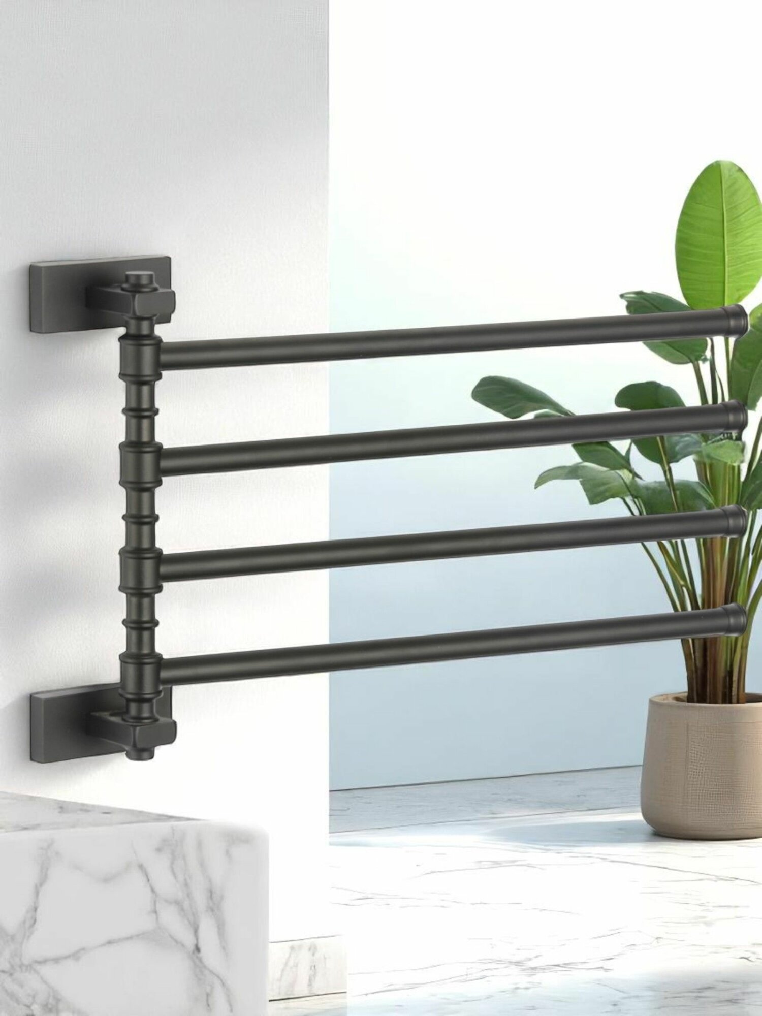 Полотенцедержатель Рога GANZER GZ88014-C