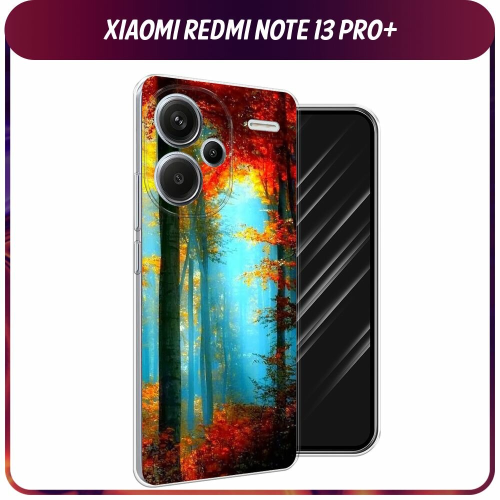Чехол на Xiaomi Redmi Note 13 Pro+ / Сяоми Редми Нот 13 Про + с принтом лес 1