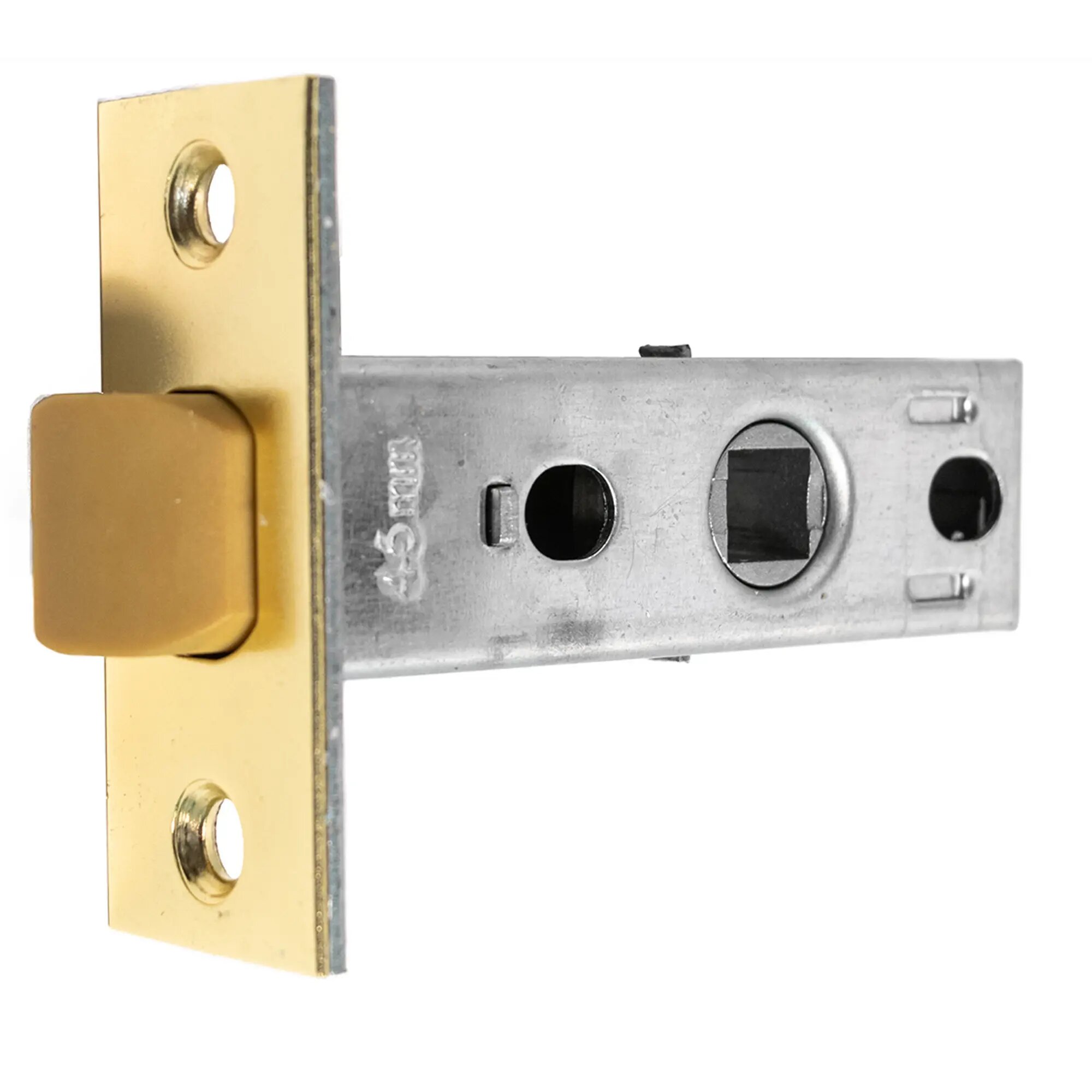 Защелка межкомнатная Palladium 400 70x20 мм сталь цвет золото