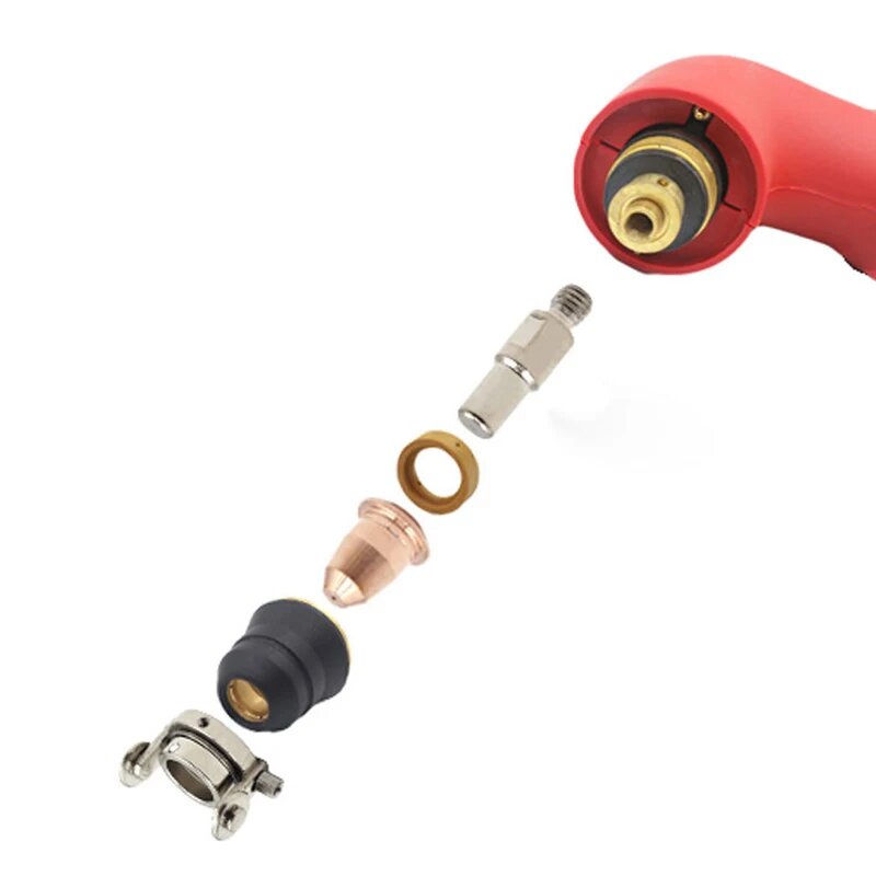 20 шт. комплект расходных материалов S45 электрод 08 мм наконечник сопла для плазменной резки горелка Damom