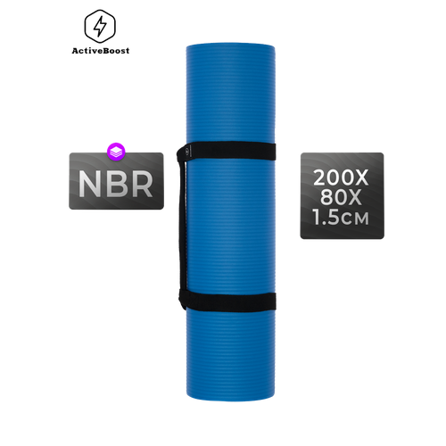 Коврик спортивный для йоги и фитнеса 