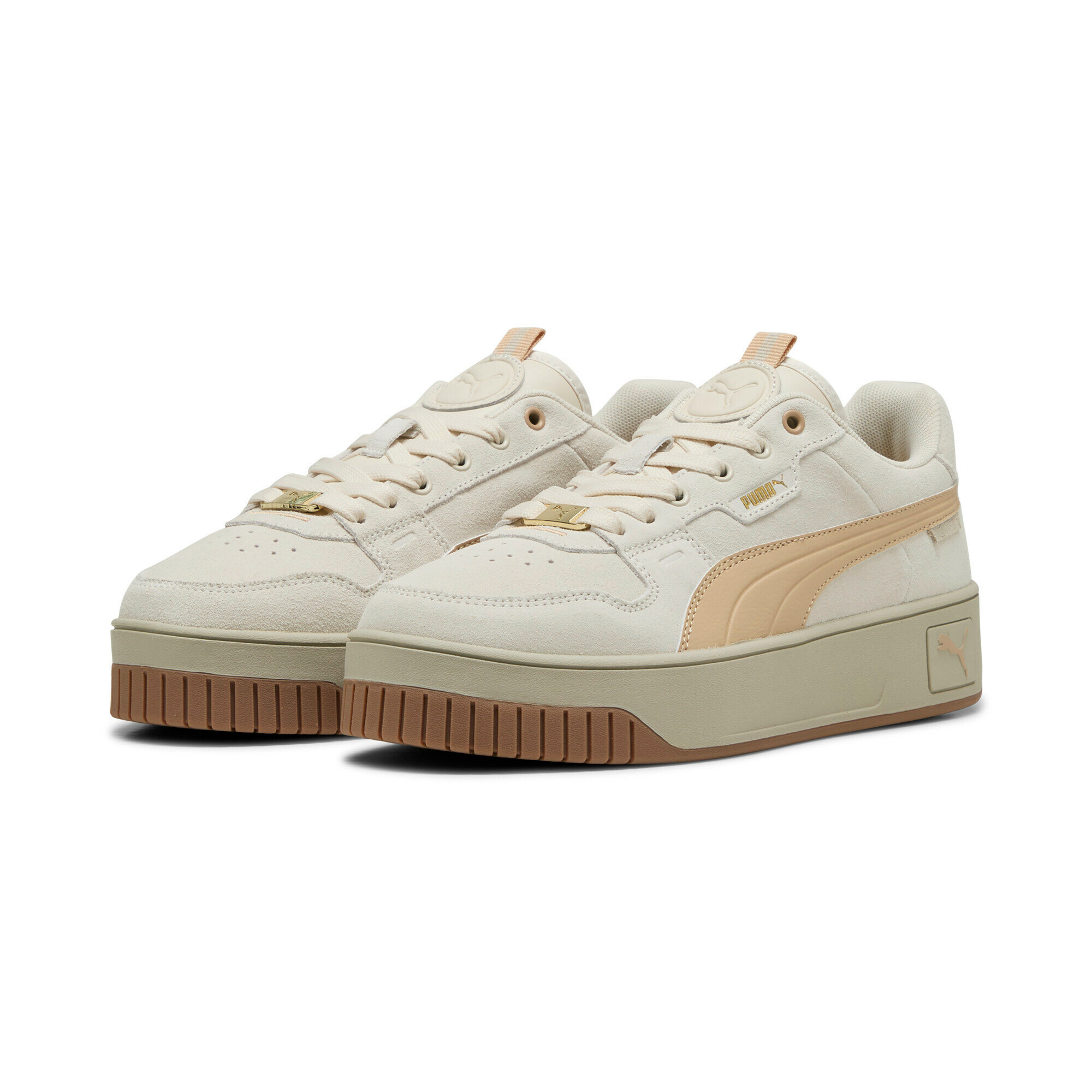 Кеды PUMA Carina Street, размер 6 UK, бежевый