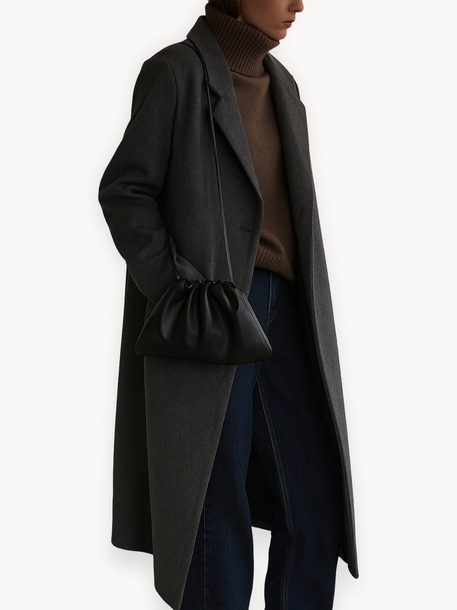 Сумка кросс-боди DAYUXINGZHANG, фактура гладкая, матовая, черный