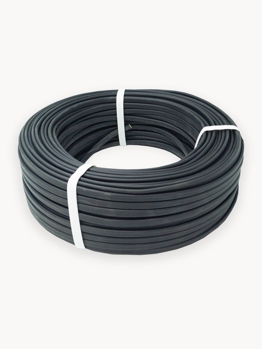 Кабель электрический трехжильный силовой медный ВВГ-Пнг(А)-LS ГОСТ 3*1,5мм2 бухта 5 метров "Наш кабель"