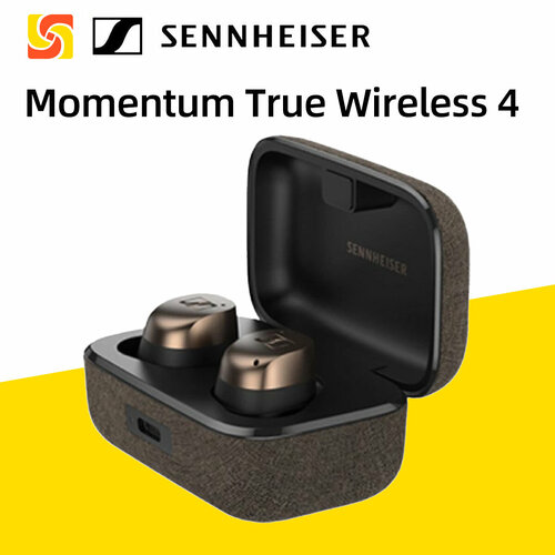 Наушники беспроводные Sennheiser Momentum True Wireless 4 Bluetooth 54 Золото медь 1647000₽