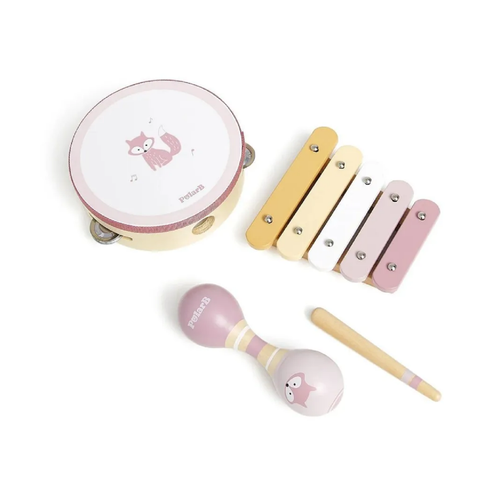 Набор Viga PolarB Музыкант Лисичка 3 пр розовый в коробке 44214 3430₽