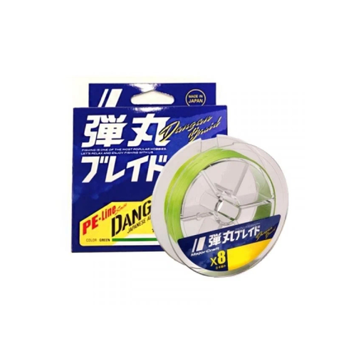 Шнур Major Craft DANGAN Braid PE X-8 200м GREEN # 1.0 (20Lb) DB8-150/1GR