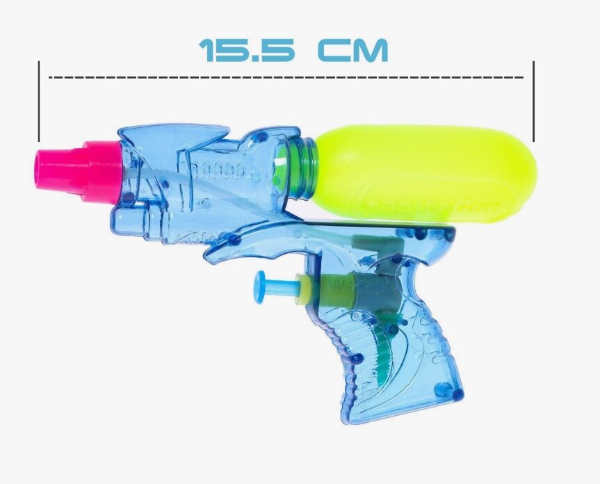 Водяной пистолет игрушка детский 15см — фото 1