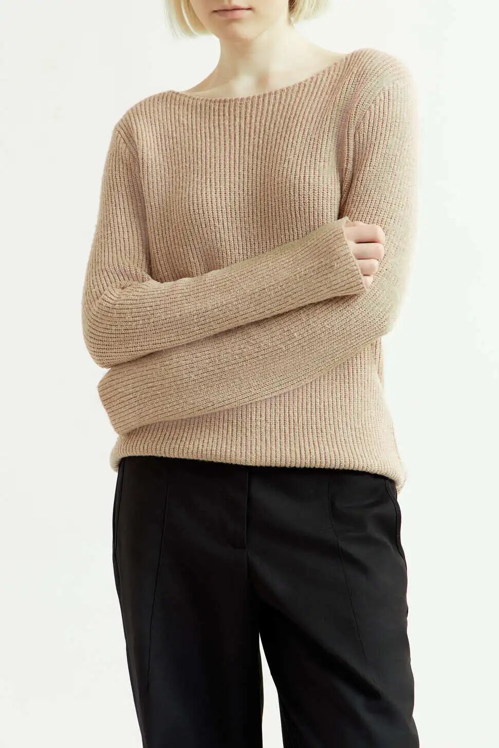 Джемпер Selfie, размер S, бежевый — фото 1